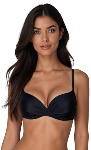 VIVISENCE 3209 Bikini BH Dame Bademode Bikinioberteil Musterlos Bügel EU