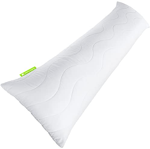 Gentle North Hochwertiges Seitenschläferkissen 40 x 145 cm – Langes Kissen für Seitenschläfer – Körperkissen für Erwachsene mit Mikrofaserfüllung 40 x 145 cm lang – –kotex – Waschbares Schlafkissen