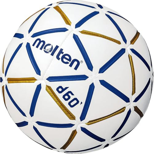 Molten d60 Handball, White/Blue/Gold, 1