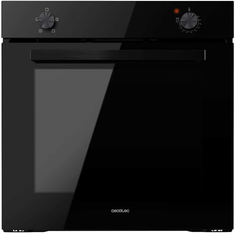Cecotec Einbauofen Bolero Hexa C126000 Black A. 2800 W, 77 L Kapazität, 4 Funktionen, Steam Assist, Steam EasyClean, Cooling Fan, Triple Glass, Energieeffizienzklasse A, Innenbeleuchtung