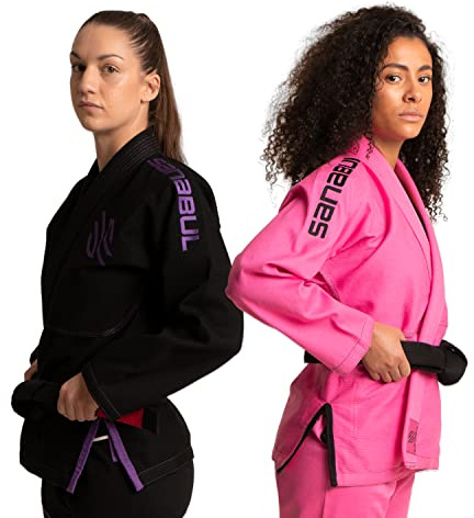 Sanabul Essential BJJ Gi für Damen, brasilianischer Jiu-Jitsu-Gi für Frauen, leichter, einlaufvorbehandelter Stoff