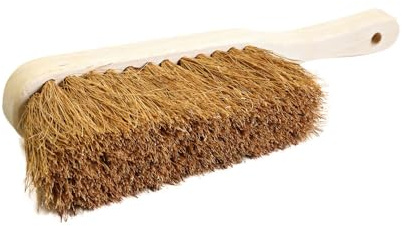 10 Stück, Kokos-Handfeger, FRANZ MENSCH, L 28cm, braun, Kokos, Naturborsten | Handbesen, Besenbürste, broom brush, Kokosborsten, Haushalt, Werkstatt, Lager, Reinigung, trockenes Kehren