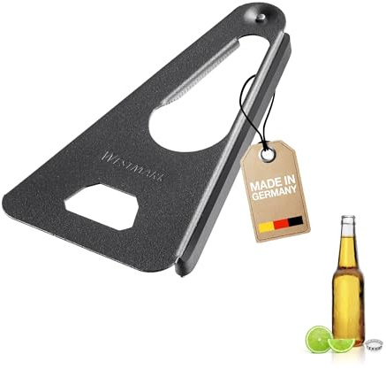 Westmark Universalöffner Twist Black Edition – Flaschenöffner & Deckelöffner für Schraubgläser, Drehverschlüsse & Flaschen – Anthrazit, 17 x 9,8 cm