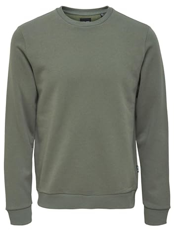 ONLY & SONS Herren Pullover 22018683 Castor Gray XL