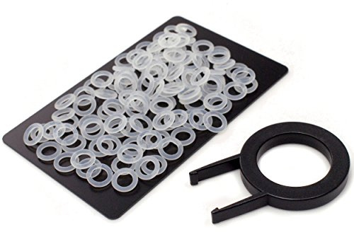 IT-Services Irro 120 Noise-Dampener/O-Ring Dämpfer Transparent, Soft 45A für mechanische Cherry MX Tastaturen inkl. Key-Cap Puller
