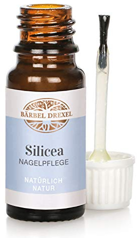 Nagelöl Silicea Nagelaufbauserum & Nagelpflege (10ml) Schutz & Stärkung Nagelhaut + Spendet Feuchtigkeit mit Kamillenöl, Brüchige Nägel Treatment Nail Repair Gel Nagelhärter BÄRBEL DREXEL®