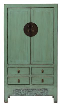 Yajutang antiker chinesischer Hochzeitsschrank Schrank Mint