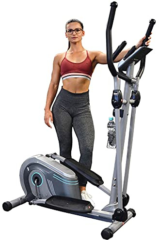 Enjoy Fit Crosstrainer Heimtrainer Ergometer Ellipsentrainer Magnetbremssystem Pulsfrequenz LCD-Monitor max. Belastung 150kg