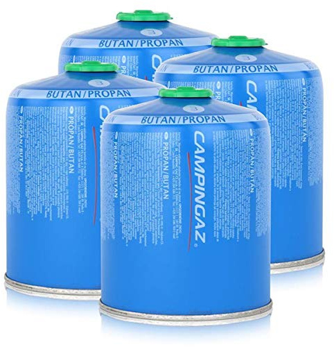 Campingaz Ventil-Gaskartusche CV470 Plus 450g - Butan/Propan Gas (4er Pack)