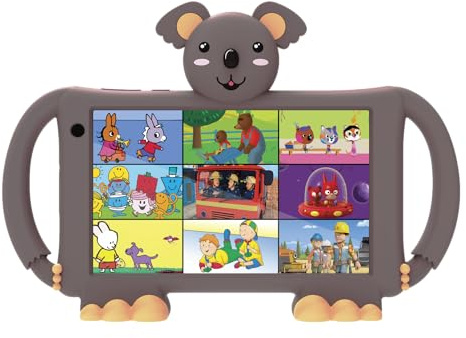 Logicom - Lern-Tablet mit Touchscreen für Kinder – Logikids 7 – 7-Zoll-Display – Kinder von 3 bis 8 Jahren – Akku 3000 mAh – Android 13-2 GB RAM – Schwarz