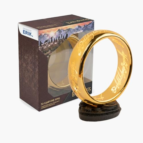 Grupo Erik LED Lampe Der Herr der Ringe LED Licht Deko - Stimmungslicht Schreibtisch - Nachttischlampe Kinder und Erwachsene Zubehör - Der Herr der Ringe Der Macht Merch Geschenke Fanartikel