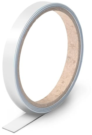 Selbstklebende Stahlblech Magnet-Wandleiste als Haftgrund für Magnete I 12 mm Breit 1 Meter Lang I Magnetleiste I einfach zuschneidbar I für Magnete I mag240