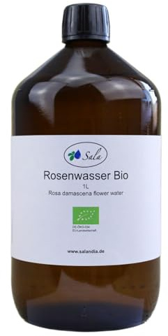 Sala Rosenwasser BIO 1 L 1000 ml Glasflasche
