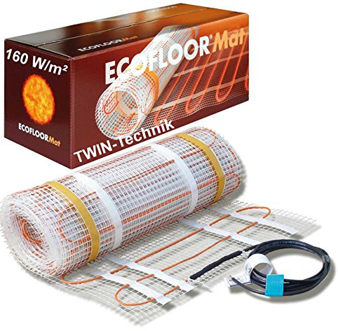 ESTEXO Fenix Ecofloor Fussbodenheizung 12 m² elektrisch 160 Watt/m² Heizmatte Heizung Bodenheizung
