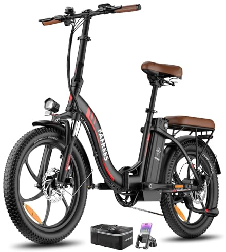 Fafrees F20 Pro E-Bike Klapprad 20 * 3.0 Zoll, E Bike Herren/Damen 36V 20Ah/25Ah Akku Reichweite bis 150km, Pedelec 250W Pedelec 25km/h, 150kg Tragfähigkeit