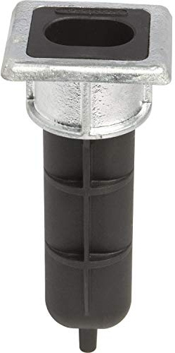 Bodenanschlag für Stangenriegel VSF, 70 x 65 x 6 mm, Höhe 166,5 mm