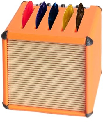 Gitarren Plektrum Halter 3D Gedruckte Retro Gitarrenpicks Aufbewahrung