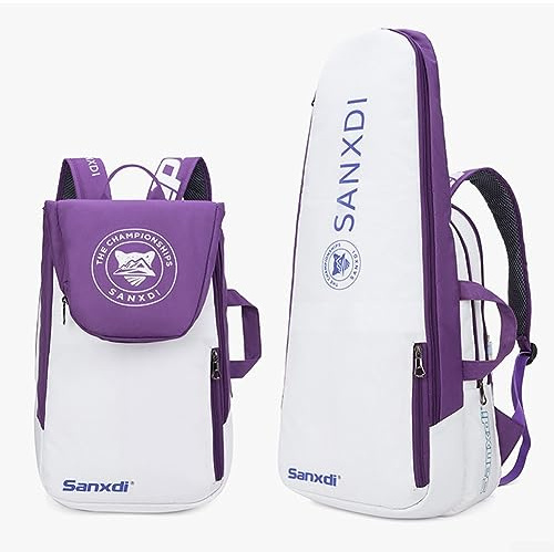 RANRAO Tennistasche, großer Tennis-Rucksack, Tennis-Paddel-Rucksack, Squash-Badmintonschläger, Tasche, Schläger-Tragetasche