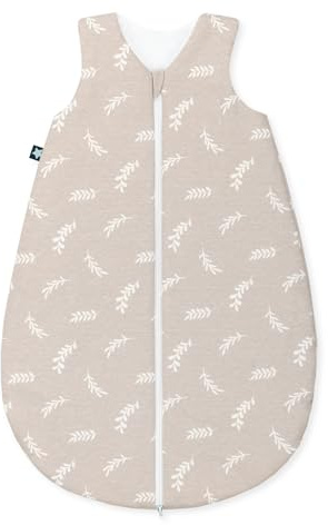 Julius Zöllner Baby Sommerschlafsack aus 100Prozent Jersey Baumwolle, Größe 56 , Standard 100 by OEKO-TEX, Twiggy