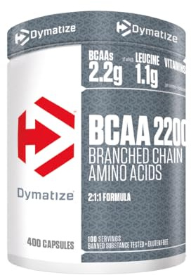 Dymatize BCAA 2200 Caps 400pcs - Essentielle Aminosäuren
