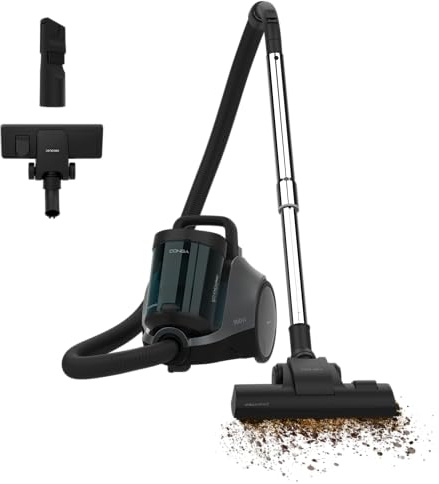 Cecotec Bodenstaubsauger Conga Rockstar Cyclonic Pro. 900 W, 19 kPa, 2,5 L Behälter, Leistungsregler, Cyclonic System, 7 m Radius, HEPA-Filter für Saubere Böden und Saubere Luft Zuhause