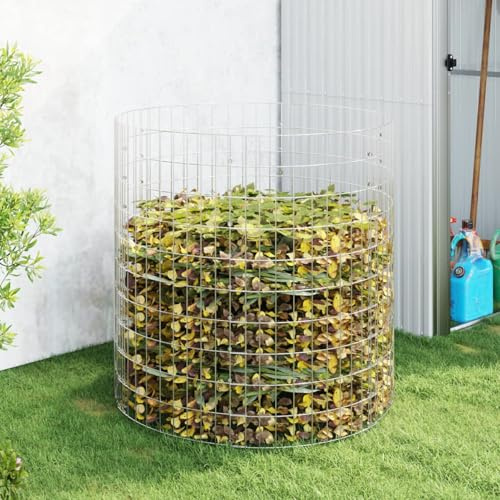 Rantry Gartenkomposter Ø100x100 cm Verzinkter Stahl Rasen, Garten Model3115944