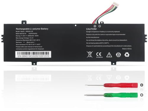 KXRSII 456484-3S 40075218 Laptop Akku für Medion Akoya E16402 E15407 E16401 E15303 E14304 E15309 E14303 E15408 11.55V 45Wh 3896mAh
