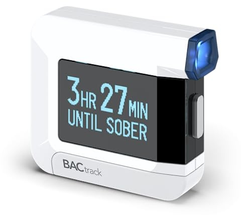 BACtrack C8 Alkoholtester | Professionelle Genauigkeit | Optionale drahtlose Smartphone-Konnektivität | Kompatibel mit Apple iPhone, Google & Samsung Android-Geräte | Apple HealthKit Integration