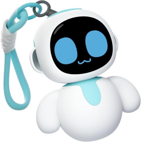 Eiliko – Dein kleiner Roboter-Begleiter | KI-Gespräche, ausdrucksstarke Gesichter & einzigartige Persönlichkeiten | Tragbarer Charakter-Anhänger aus dem Eiliko Universum | Geschenk für Freunde