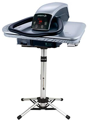 Speedypress Dampfbügelpresse 71HD, silber/schwarz, robust, professionell, 68 cm, mit Ständer