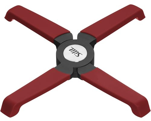 Silit Topfuntersetzer klappbar, 18,2 x 3,6 cm, Kunststoff, magnetisch, platzsparend, Untersetzer für Töpfe und Pfannen, heiße Auflaufformen