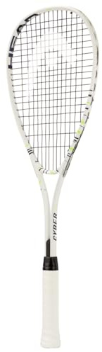 HEAD Cyber Edge Squashschläger, White/Black