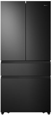 Hisense RF540N4SBF2 French Door Kühl-Gefrierkombination/ NoFrostPlus/ Inverter-Kompressor/ Multiflow 360°/ SuperCool/ 181,7 cm/ Kühlteil 302 l/ Gefrierteil 178 l/ 40 dB/ 310 kWh/ Jahr/ Schwarz