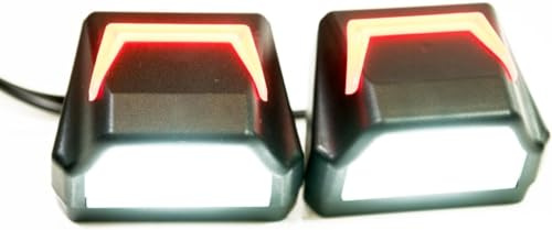 Web Truck 2 x NEON LED Kennzeichenleuchte 12V 24V mit E-Prüfzeichen Nummernschildleuchte Kennzeichenbeleuchtung Kennzeichen Auto SMD Rück Hinten Paar PKW LKW KFZ