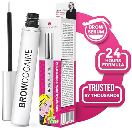 BROWCOCA!NE® Augenbrauen-Serum für schnelles Wachstum & volle Brauen | veganer Eye-Brow Booster by Svenja Walberg | Testsieger Augenbrauen-Wachstum MADE IN GERMANY