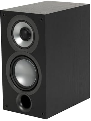 ELAC Uni-Fi 2.0 UB52 Bücherregal-Lautsprecher (Paar), Schwarz (UB52-BK)