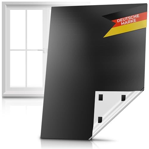 Xcelenze - Sonnenschutz Fenster Verdunkelung 100% lichtundurchlässig | 2m x 1,45m | Dachfenster Verdunkelung | Verdunklungsfolie für Fenster abdunkeln | Verdunklungsstoff Hitzeschutz Fenster (1)