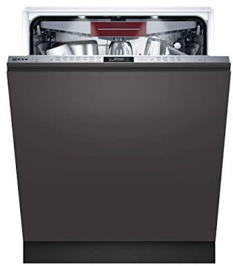 NEFF S157ECX21E, N 70, Smarter Geschirrspüler Vollintegriert, 60cm, Besteckschublade, Made in Germany, automatische Türöffnung, besonders leise Spülmaschine, für hartnäckige Verschmutzungen, Aqua Stop