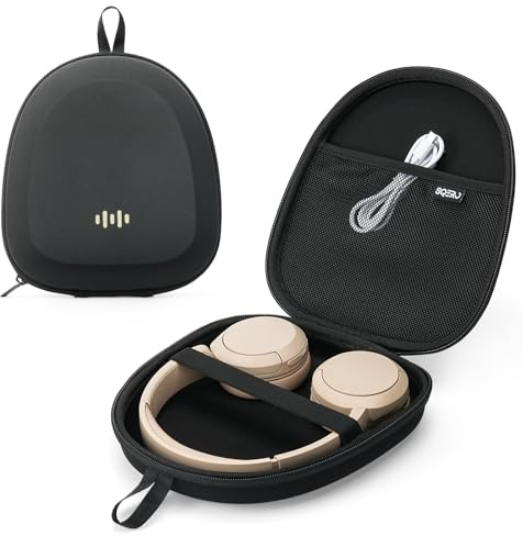 Kopfhörer Taschen Over Ear Hart für JBL/Soundcore/Sony/Bose/BERIBES | Ultra-dünne Reise, Kopfhörer Hülle Case Tragbar Universal für die meisten Drehbare Kopfhörer