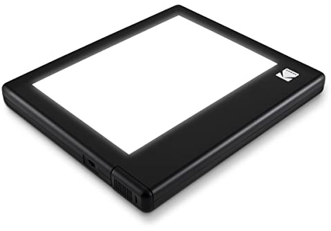 KODAK LED-Lichtbox, 17,8 x 12,7 cm, für Negative, Dias und Filme, beleuchtetes Brett zum Betrachten und Scannen von Fotos