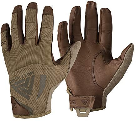 Direct Action Harte Handschuhe, Leder, Coyote, Größe L