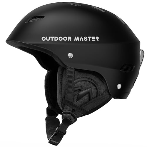 OutdoorMaster Kelvin Unisex Skihelm - Schneesporthelm für Skifahren/Snowboard mit Belüftungssystem, Schneehelm für Herren, Damen & Jugend