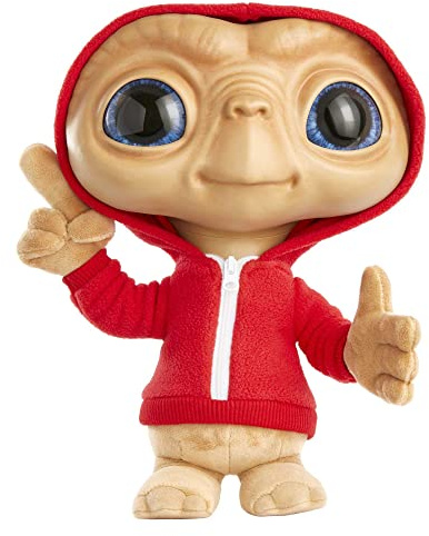 Mattel Plush HMG06 - E.T. der Außerirdische, 40. Jahrestag Plüschfigur mit Lichtern und Geräuschen, Plüschtier für Geschenke und Sammler, Spielzeug ab 4 Jahren