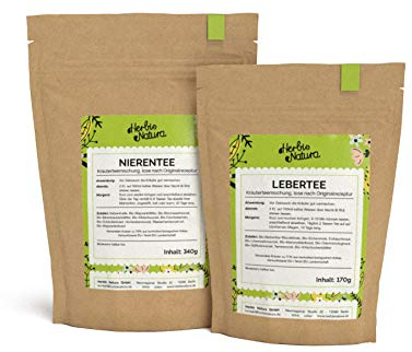 Vorteilspaket: Kräuterteemischungen «Leber» und «Niere» nach Originalrezept von Herbis Natura