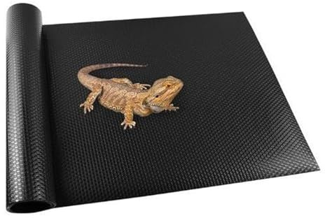 Reptilienteppich Terrarium – Reptilien-Terrarium-Substrateinlage | Reptiliensubstrateinlage Terrarium-Teppich | nicht klebender Reptilienteppich Reptilienbodenmatte Einstreu für Leopard | Schildkröte