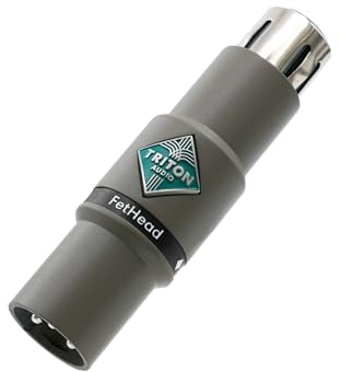 FetHead Hochwertiger Inline-Mikrofonvorverstärker | Extrem rauscharme 27 dB | Verstärkung für dynamische Mikrofone und Bändchenmikrofone | Verbesserte Klangqualität und Signal-Rausch-Verhältnis