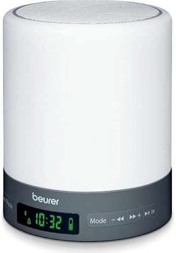 Beurer WL 50 Lichtwecker mit LED-Stimmungslicht, Simulation von Sonnenauf- und untergang, unterstützt den Schlafrhythmus