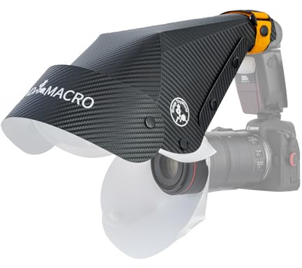 Makro-Fotografie Blitz Softbox Diffusor Kit, für Makro Schmuck Insekten Fotografie, Tragbarer Blitz Diffusor Softbox, Kompatibel mit Allen Makroobjektiven, Zoomobjektiven usw. (ohne Lampe)
