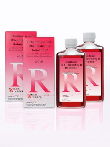 Erkältungs- und Rheumabad R Hofmann`s® Arzneibad Erkältungsbad mit reinem Eukalyptus-Öl, wirkt schleimlösend und antiseptisch 500ml (2 x 250ml)