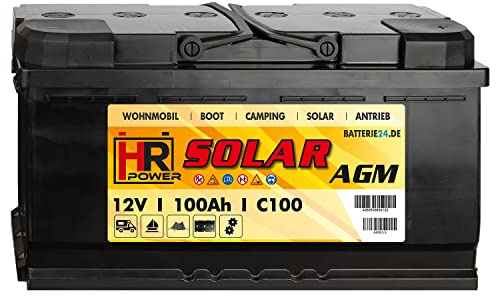 HR Solarbatterie 12V 100Ah AGM